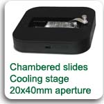 cooling chambered coverglasses