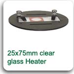 25x75mm glass slide heater